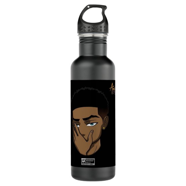 Women Men XXX Tentacion Cool Gifts 710 Ml Water Bottle (Front)