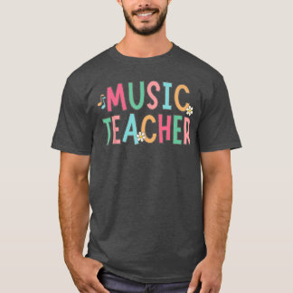 Women Musiceacher First Day of School Elementary S T-Shirt