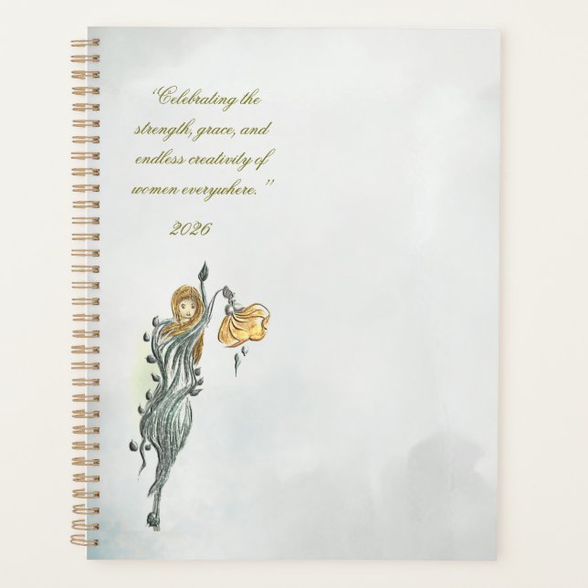 Women: Nature’s Quiet Power,Notbook Planner (Front)