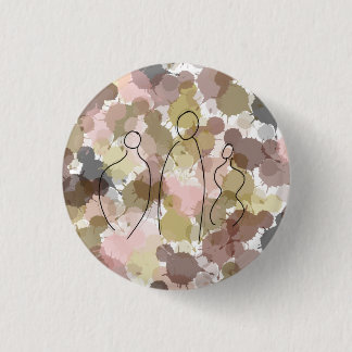 Women of all walks of life 3 cm round badge