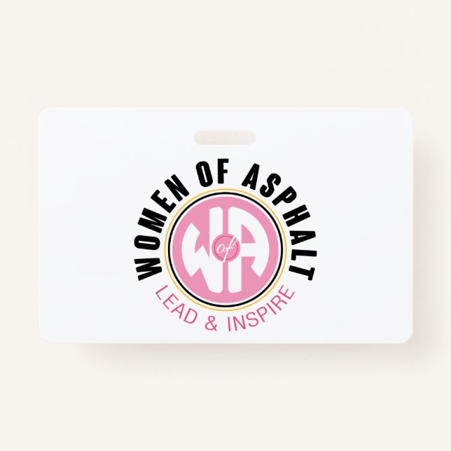 Women of Asphalt Badge ID Badge (Front)