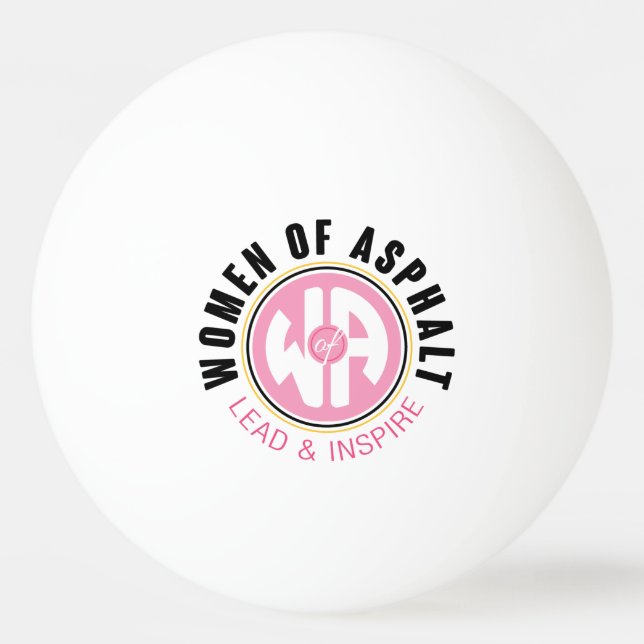 Women of Asphalt Ping Pong Ball (Front)