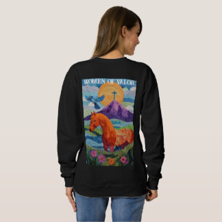 Women of Valour Quilt, Women's Sweatshirt