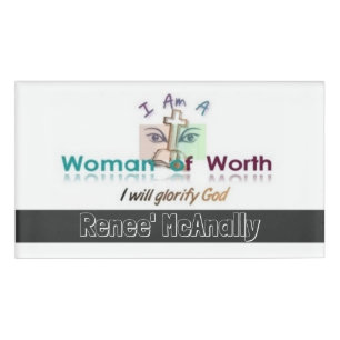 Women of Worth Name Badge