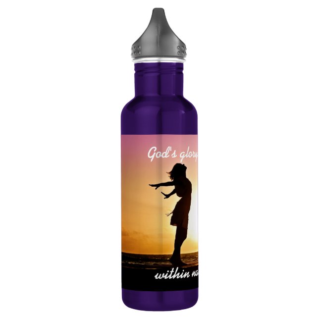Women On Beach 710 Ml Water Bottle (Left)