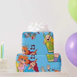 Women Partying Wrapping Paper
