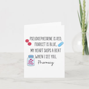 Women Pharmacist Valentines Pharmacy Technician Gr Card