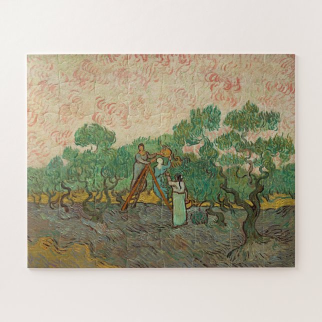 Women Picking Olives, Van Gogh  Jigsaw Puzzle (Horizontal)