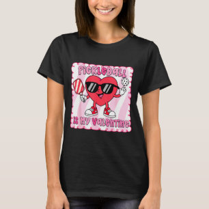 Women pickleball heart cute pickleball is T-Shirt