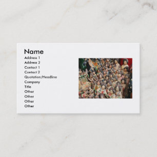 Women Pottery Business Card