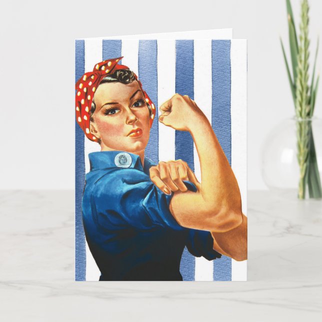 Women Power Greeting Card (Front)