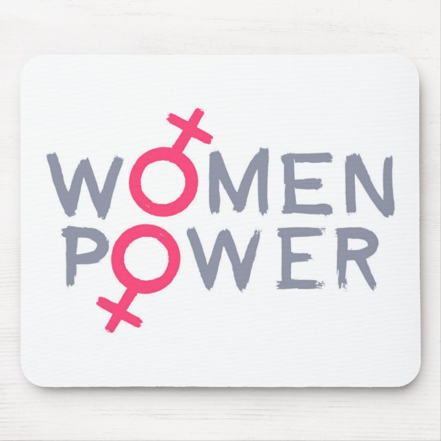 Women Power Mouse Pad (Front)