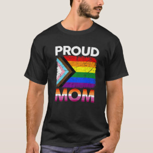 Women Proud Mum Transgender Pride Lesbian Lgbt Fat T-Shirt