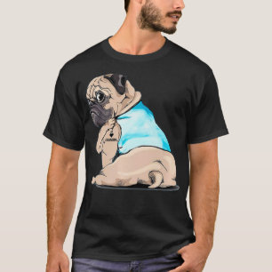 Women Pug Dog Tattoo Love Grandma T-Shirt