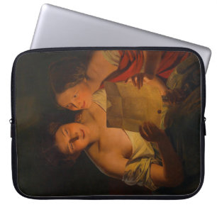 Women Reading a Love Letter (by Waldmüller) Laptop Sleeve