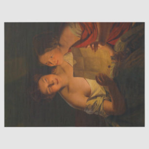 Women Reading a Love Letter (by Waldmüller) Tissue Paper