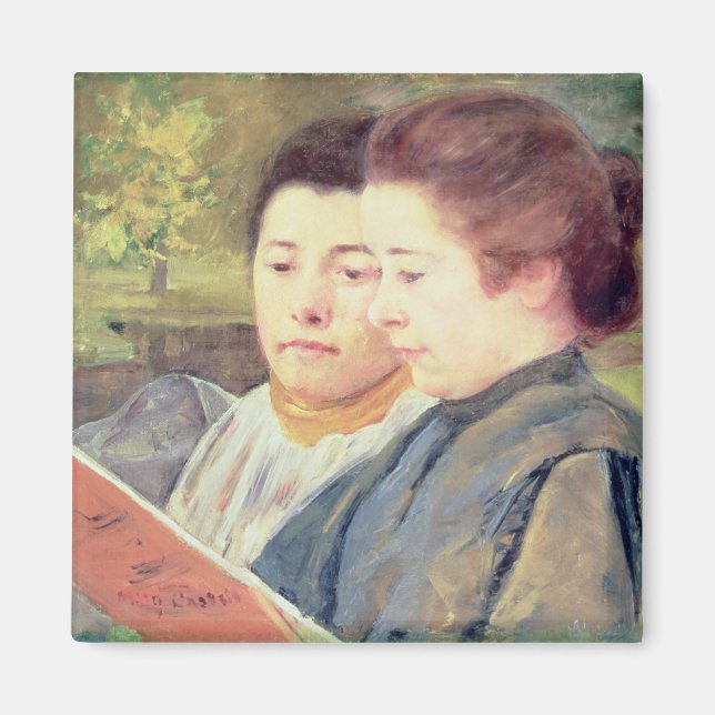 Women Reading Magnet (Front)