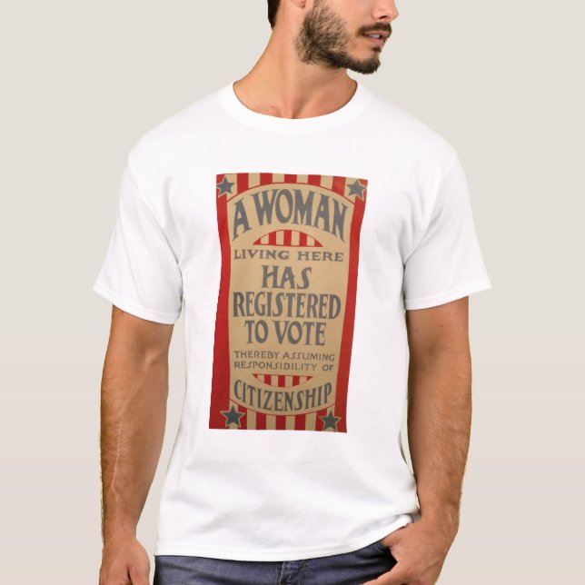 Women, Register to Vote! T-Shirt (Front)
