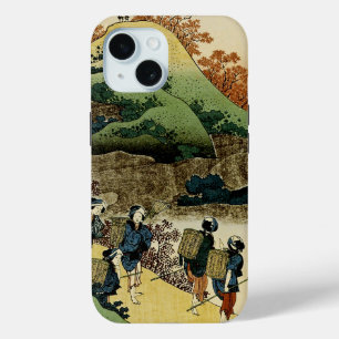 Women Returning Home at Sunset iPhone 15 Case