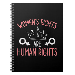 Women Rights Women's Rights Are Human Rights Femin Notebook