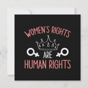 Women Rights Women's Rights Are Human Rights Femin Save The Date
