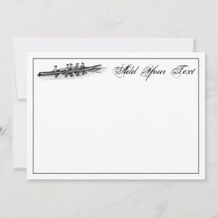 Women Rowing Rowers Crew Team Water Sports Black