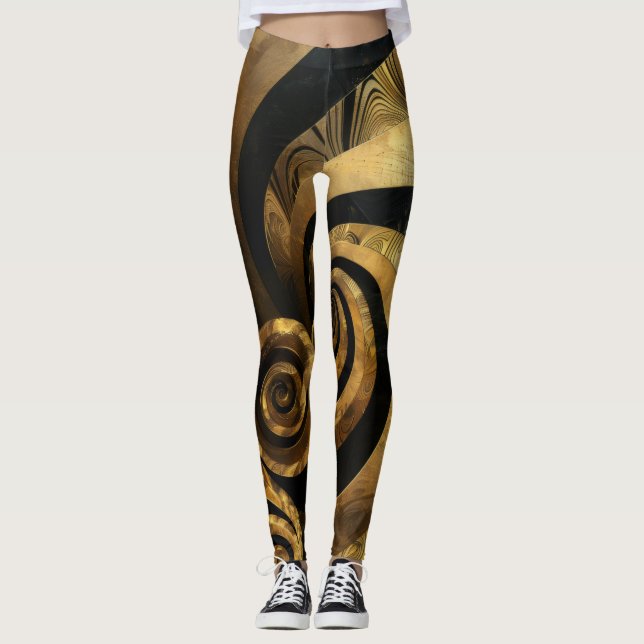  Women’s All-Over-Print Leggings (Front)