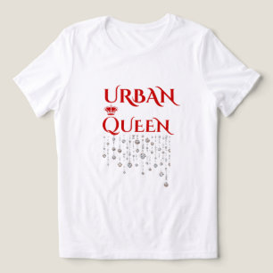 WOMEN’S CERISE PINK URBAN CROWN RARE DIAMOND Tri-Blend SHIRT