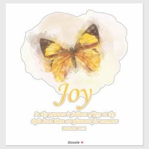 Women’s Christian Butterfly Bible Verse: Joy