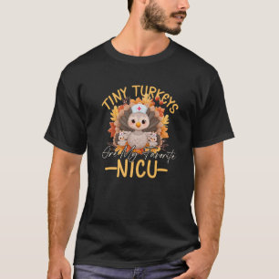 Women s Cute Nurse Tiny Turkeys Are My Favorite NI T-Shirt