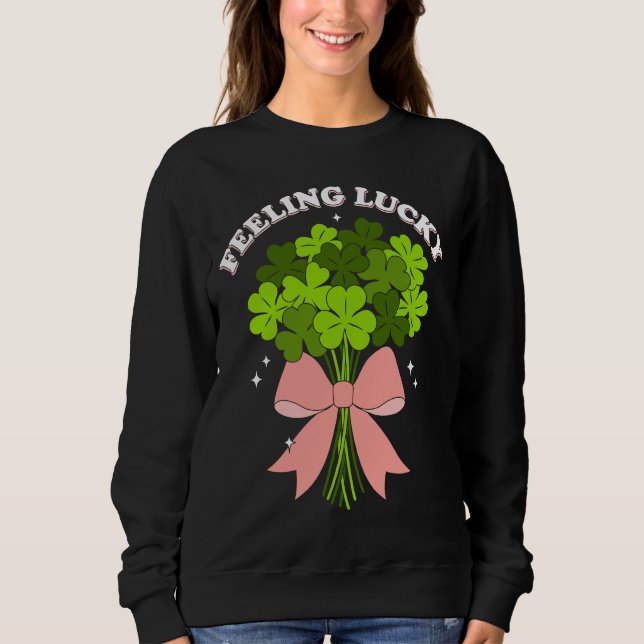 Women’s cute St.Patrick’s Day Sweatshirt (Front)