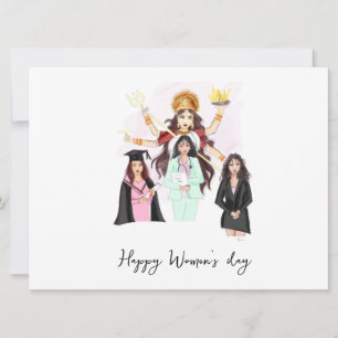 Women’s day art invitation