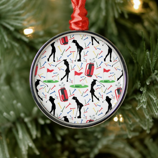 Women’s Golf Lover Christmas Ornament Keepsake (Tree)