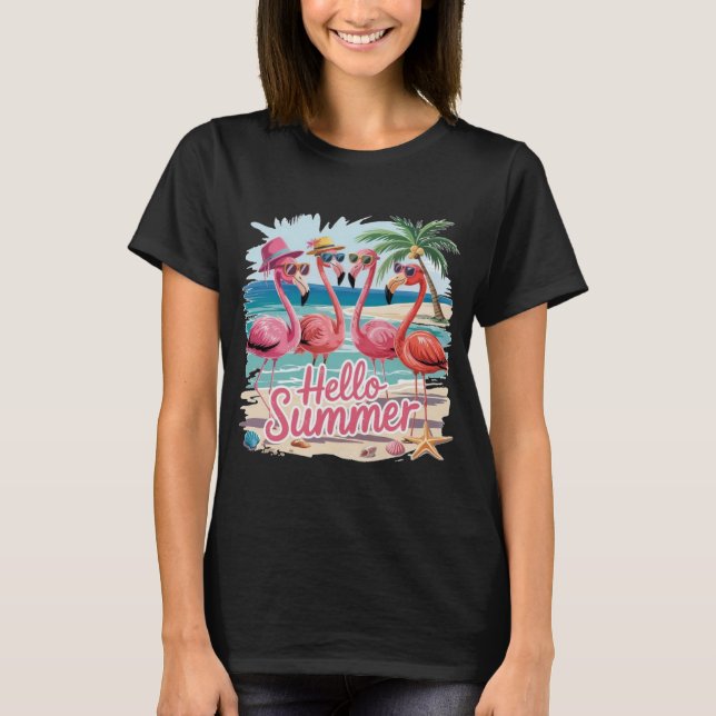 Women’s “Hello Summer” T-Shirt (Front)