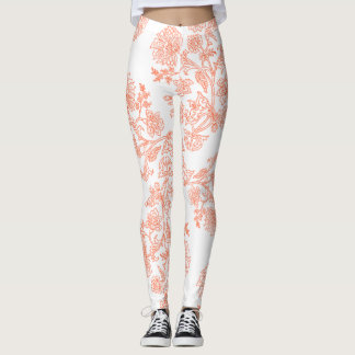 Women’s High Rise Floral Print Activewear Leggings