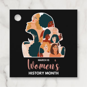 Women’s History Month Favour Tags
