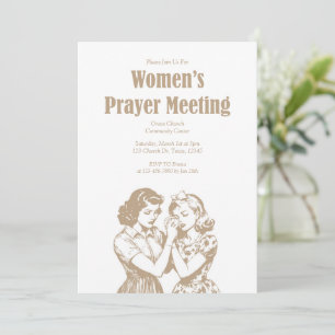 Women’s Prayer Meeting Church Event Invitation