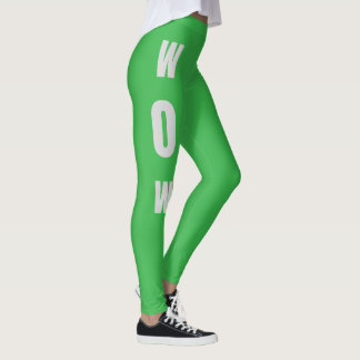 Women’s seamless leggings in green