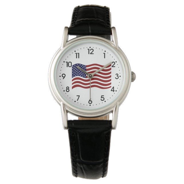 Women’s Watch – American Flag (Front)