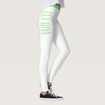 Women’s white leggings, yoga pants, activewear