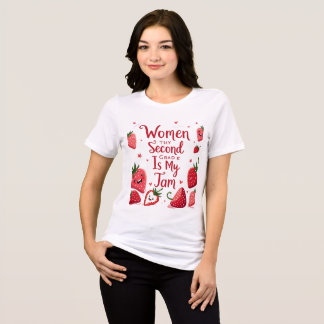 Women Second Grade is My Jam– Fun Strawberry shirt