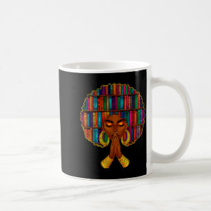 Women Shirt Black History Month Afro Book Coffee Mug