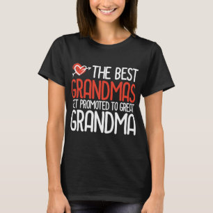 Women Shirts Best Grandmas Great Grandma Tees Mum