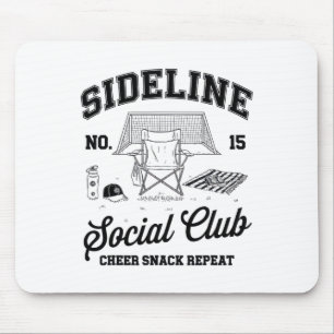 Women Sideline Social Club Soccer Mom Game Day _1 Mouse Pad