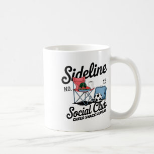 Women Sideline Social Club Soccer Mom Game Day _5 Coffee Mug