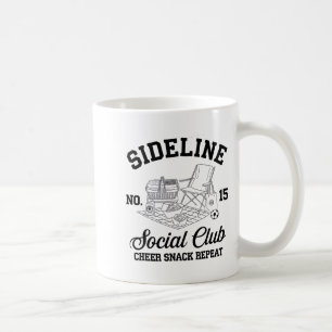 Women Sideline Social Club Soccer Mom Game Day 8 T Coffee Mug