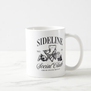 Women Sideline Social Club Soccer Mom Game Day Mot Coffee Mug