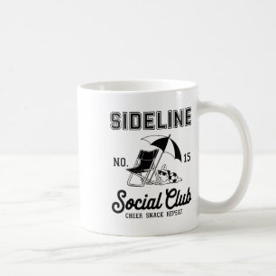 Women Sideline Social Club Soccer Mum Game Day _12 Coffee Mug