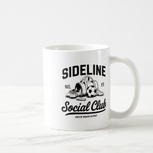 Women Sideline Social Club Soccer Mum Game Day _2  Coffee Mug