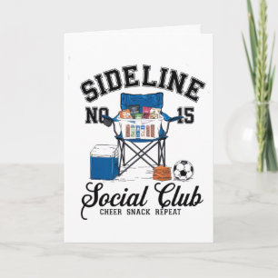 Women Sideline Social Club Soccer Mum Game Day _3 Card